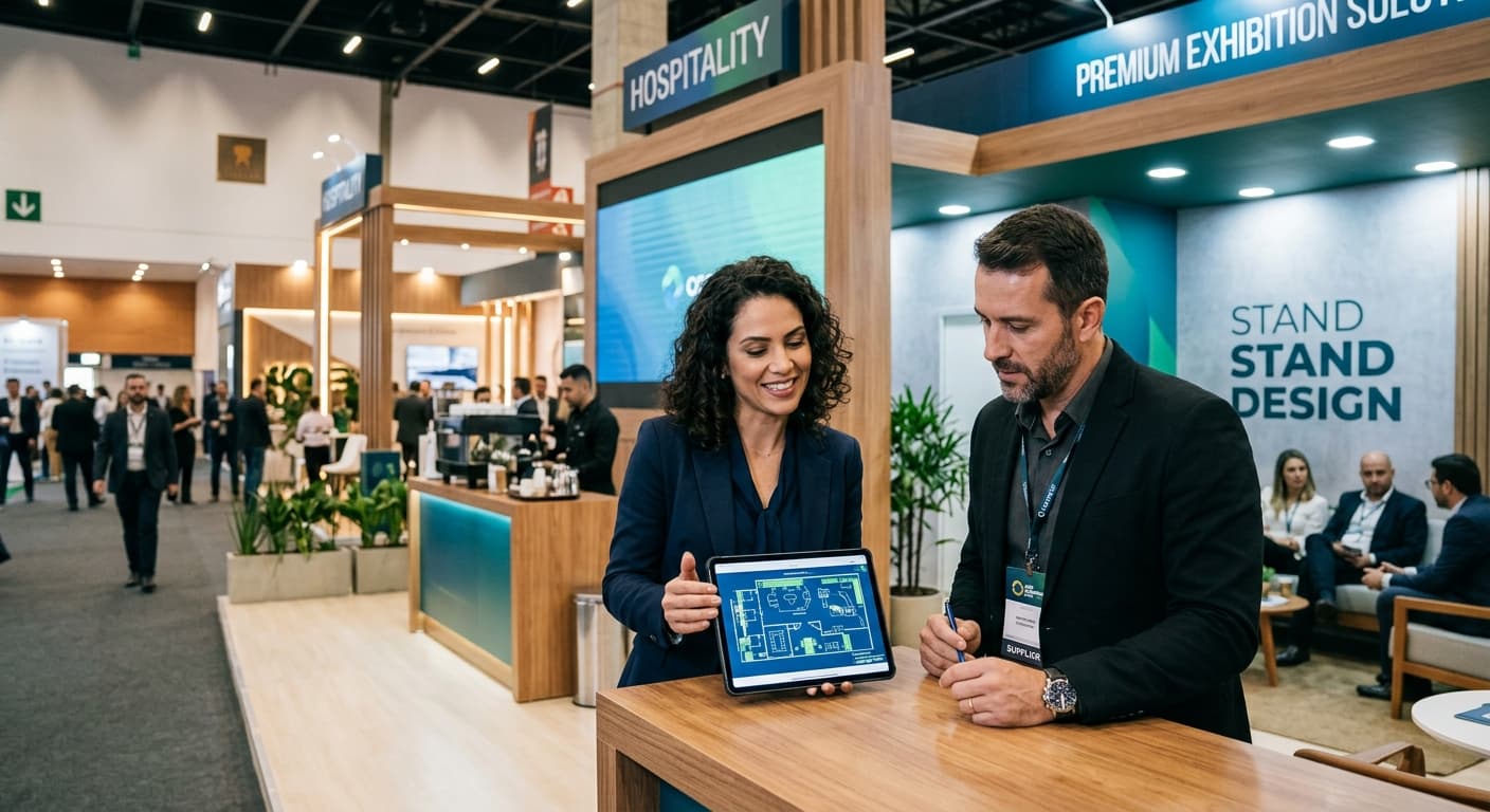 O expositor encontra parceiros certos com contexto de compra real.